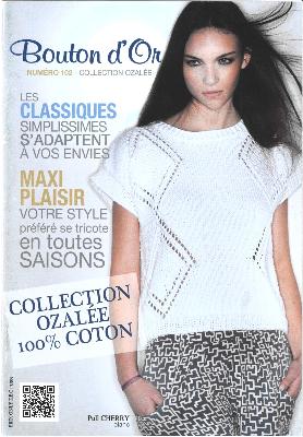 Copie papier couleur CATALOGUE BOUTON D'OR 102 - COLLECTION OZALEE